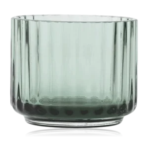 Lyngby Mouth Blown Glass Tealight Holder Copenhagen Green