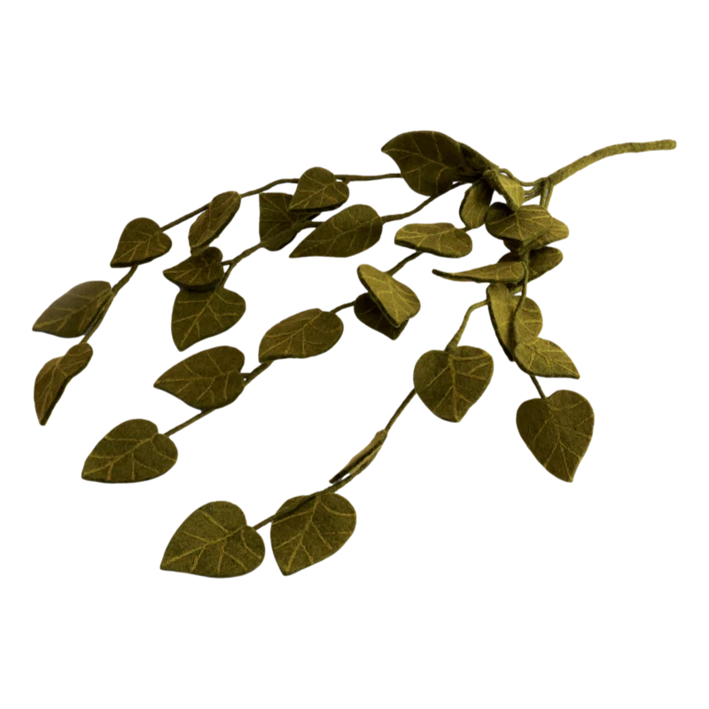 Gry & Sif Felt Succulent Branch Green - Image 2