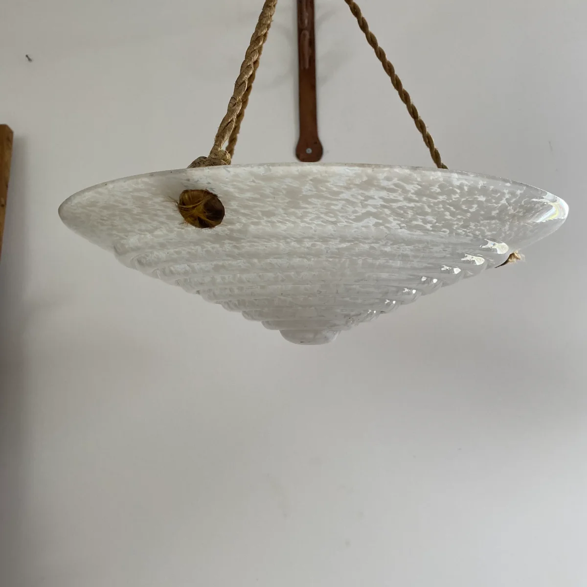 Art Deco French Clichy Glass ceiling light - Image 5