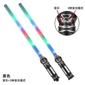 Electronic Galaxy Drum Sticks – Multi-Mode LED Light & Sound Rhythm Set