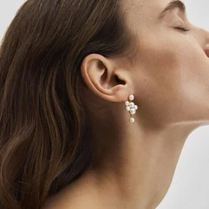 Pernille Corydon Blossom Earrings Gold