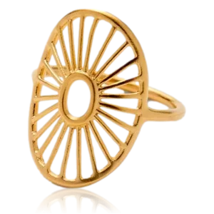 Pernille Corydon Daylight Signature Ring Gold